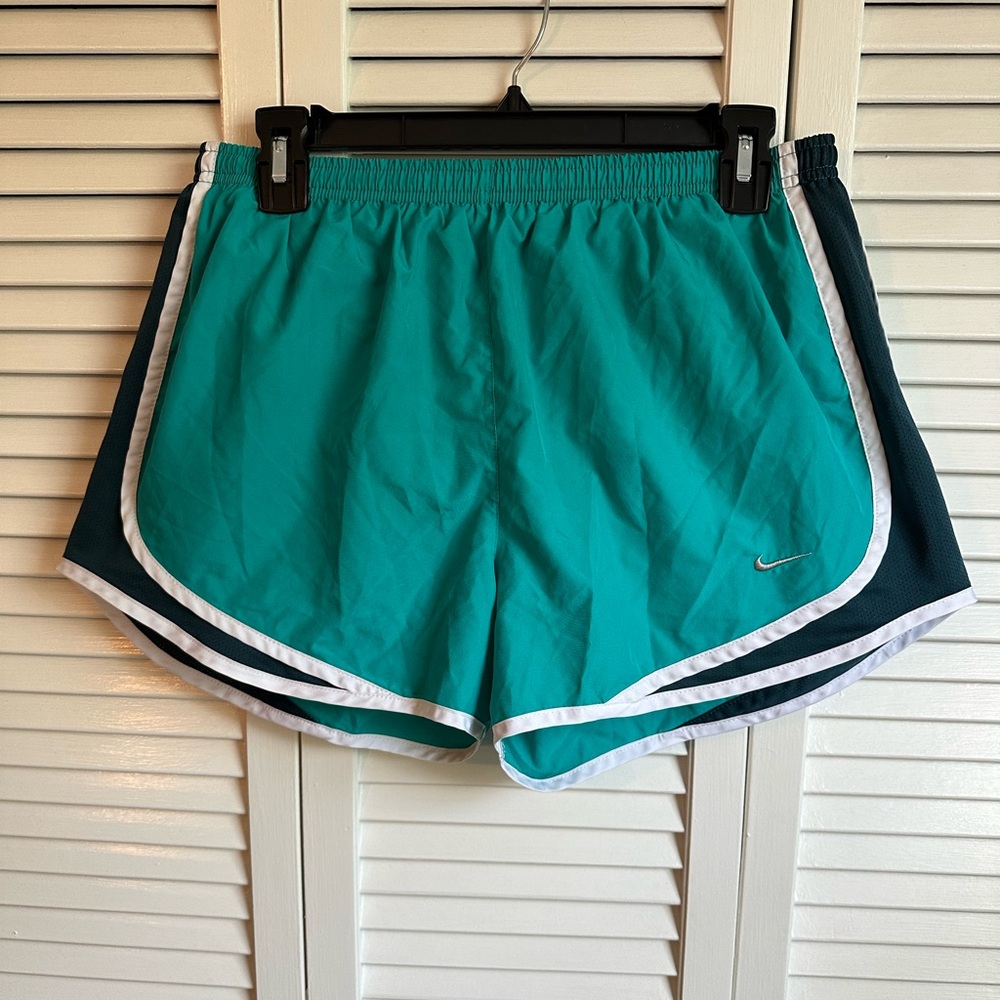 Nike Dri-Fit Women’s Running Shorts Large Teal